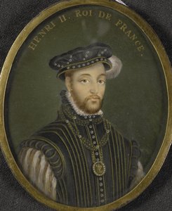 Portræt af kong Henrik II af Frankrig (1519-59)
