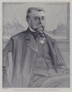 Joseph-Antoine Bouvard, fransk arkitekt og administrator (litho)