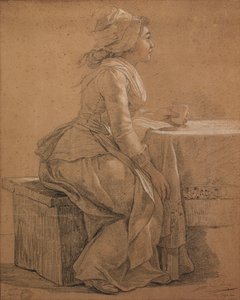 Portræt af Mademoiselle Marie Gabrielle Capet, maleren af François André Vincent