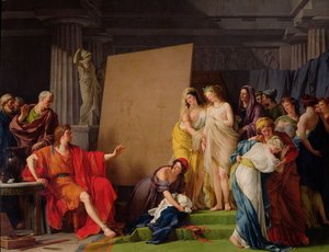 Zeuxis vælger modeller fra de smukke kvinder i Croton