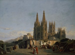 Burgos katedral af Francois Antoine Bossuet