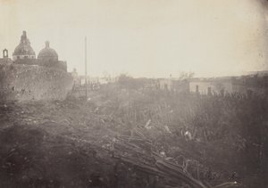 Arkitektstudie i Mexico, 1864-69. af Francois Aubert