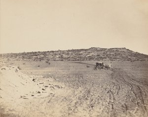 [Herrettelsessted for kejser Maximilian], 1867. af Francois Aubert