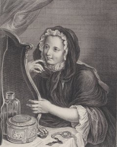 Den kokette enke, 1724.