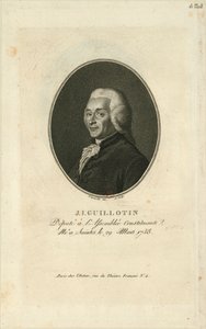 Portræt af Joseph-Ignace Guillotin 1738-1814, 1796.