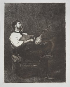 Guitar spiller af François Bonvin