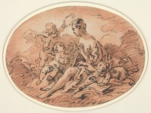 Musikkens allegori af Francois Boucher