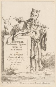 Samling af forskellige kinesiske figurer af François Boucher