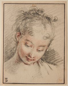 Hoved af en pige af François Boucher
