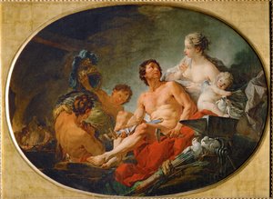 Les forges de Vulcain - Vulcans smedje ... af François Boucher