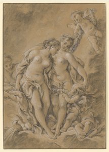 Nymfer og amoriner af François Boucher