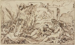 Nymfer og flodguder af François Boucher