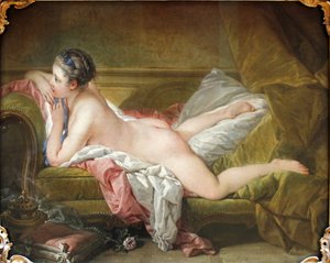 Den liggende pige af François Boucher
