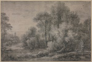 Flodlandskab af François Boucher