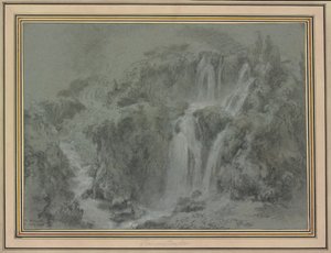 Vandfaldene i Tivoli af François Boucher