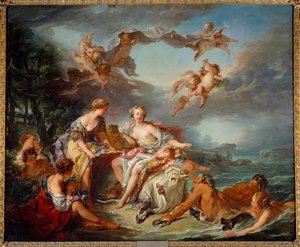 Kidnapningen af Europa. Maleri af Francois Boucher (1703-1770) af François Boucher