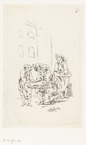 To gadesælgere af François Boucher