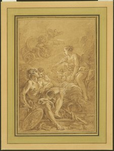 Venus befaler Vulcan at lave våben til Aeneas af François Boucher