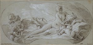 Venus beruser Amor med nektar af François Boucher