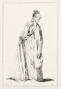 Kvinde stående af François Boucher