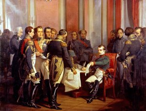 Abdikation af den franske kejser Napoleon 1. den 6. april