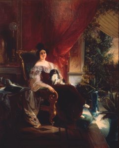 Madame de Gama-Axe af Francois Bouchot
