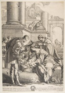 Tilbedelse.n.d. af Francois Chauveau