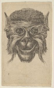 Monkey Mask, fra Divers Masques, CA. 1635-45. af Francois Chauveau