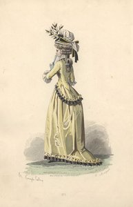 Kvinde i silkejakke og kjole, Marie Antoinettes æra