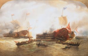 Slagskib af Francois Etienne Musin