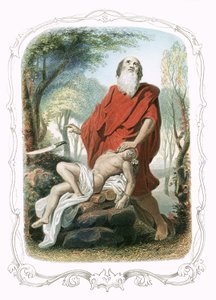 Abraham ofrer Isak af Francois Feyen Perrin