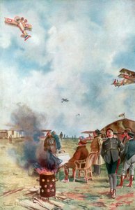 En inversion lidt tæt på jorden, 1918, 1926 af Francois Flameng