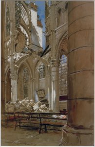 Soissons, 18. maj 1915 af Francois Flameng