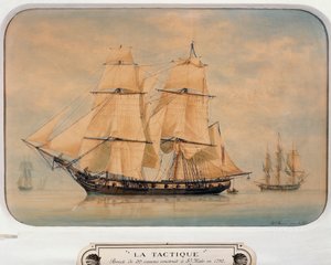 Taktisk brig, bygget i 1792, af Francois Roux (1811-1882), Frankrig