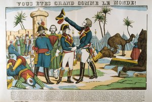 Napoleon og general Kleber på ekspeditionen til Egypten, 1798, c1835