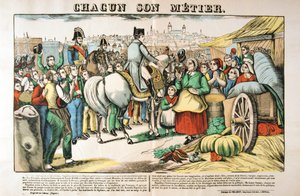 Napoleons vender tilbage til Paris fra øen Elba, 1815, c1835