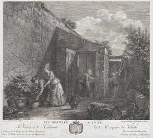 Floraens disciple, 1778. af Francois Godefroy
