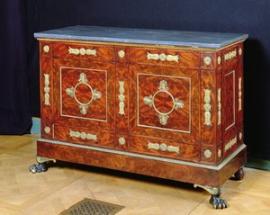 Skænk, ca. 1810 (træ og marmor) af Francois H. G. (attr. to) Jacob Desmalter