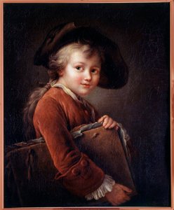 En ung elev Maleri efter Francois Hubert Drouais (1727-1775) 1700-tallet