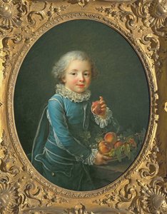 Dreng med ferskner, 1760 af Francois Hubert Drouais