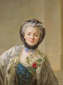 Portræt af Madame Drouais (c.1732-c.1815) c.1758