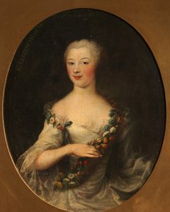 Portræt af en kvinde, 1786 af Francois Hubert Drouais