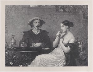 Caféen, 1840. af Francois Joseph Aime de Lemud