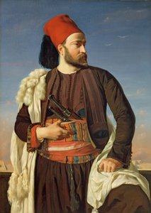 Portræt af Leconte de Floris i den egyptiske hærs uniform, 1840