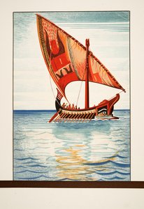 Argonauter, fra Prometheus Chained by Aeschylus, pub. 1941 (stenciltryk)