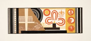Grafisk illustration fra Prométhée Enchaîné af Aeschylus, pub. 1941 (stenciltryk) af Francois Louis Schmied