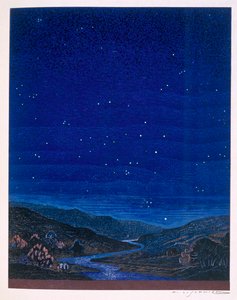 Nattelandskab, illustration fra Rudyard Kiplings 