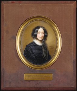 Miniature af grevinden af ​​Sainte-Aldegonde af Francois Meuret