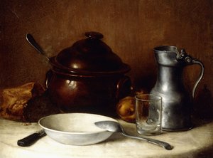 Før Måltidet; Før måltidet af Jean Francois Millet
