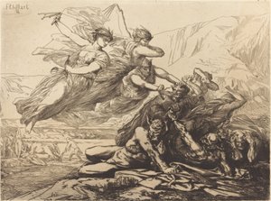 Retfærdighed, Hævn og Sandhed af Francois Nicolas Chifflart